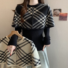 批发实拍大码2025早春新款慵懒风毛衣简约大气松弛感宽松百搭针织衫