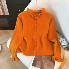 批发2026<b class='q'>春</b>款新年衣服跨年战袍小香风圣诞穿搭小个子红色毛衣开衫外套