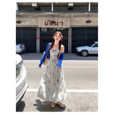 批发实拍中~2026<b class='q'>春</b>夏森林花笺 天丝刺绣连衣裙