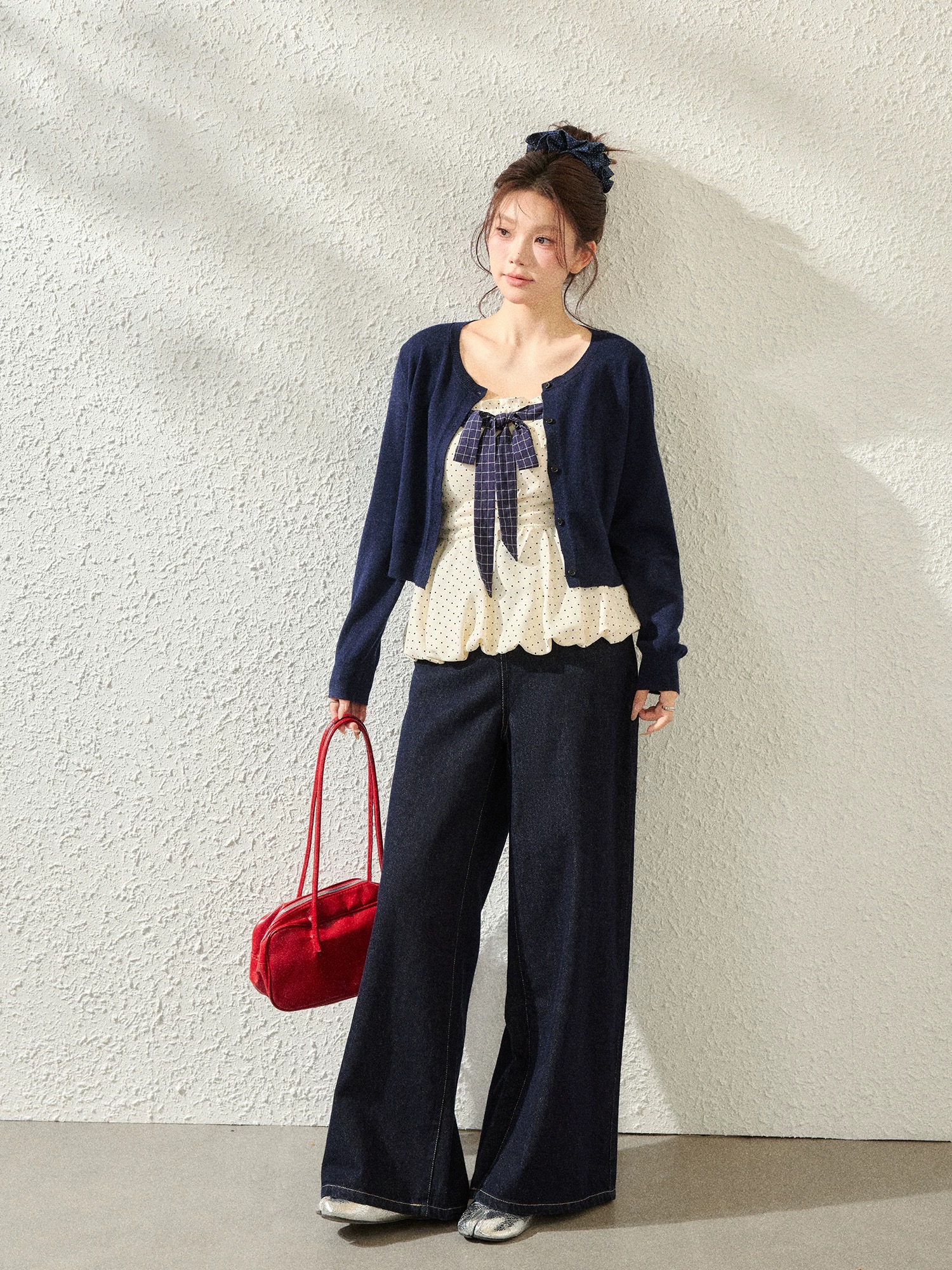 실사 중 빅 사이즈 여성 의류 통통한 여동생 mm 한 부서 슬림해 보이는 산소 꽃무늬 슬립 꽃밭 맨위