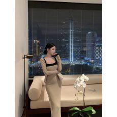 批发韩系时尚气质感<b class='q'>开衫</b>吊带连衣裙两件套性感风修身包臀长裙2025秋季