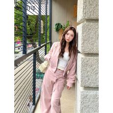 批发韩系高级感休闲<b class='q'>运动服</b>套装女秋季新款卫衣阔腿裤减龄<b class='q'>显瘦</b>两件套潮