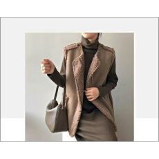 批发秋冬羊羔毛马甲女外穿皮毛一体<b class='q'>背心</b>外套韩版宽松两面穿鹿皮绒坎肩