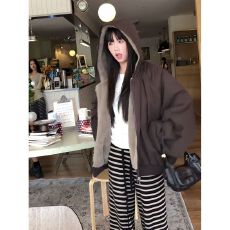 批发<b class='q'>潮牌</b>两面穿棉衣冬美式痞帅保暖连帽棉服复古百搭情侣外套