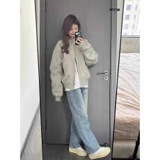 批发美式复古飞行员夹克设计感小众<b class='q'>街头</b>棒球服短外套女春秋季2026新款