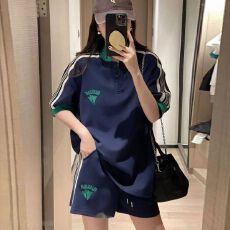 批发高档<b class='q'>运动服</b>套装女夏季2026新款韩版时尚宽松<b class='q'>大码</b>两件套