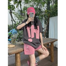 批发<b class='q'>大码</b>时尚<b class='q'>运动服</b>套装夏季胖mm短裤韩版宽松休闲两件套300斤