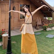 批发原版质量加内里胸垫修身<b class='q'>蕾丝</b>鱼尾裙女春夏性感纯欲收腰<b class='q'>连衣裙</b>