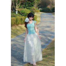 批发早春漂亮波点半身裙套装女2026新款夏季小个子甜妹穿搭绝美<b class='q'>长裙</b>子