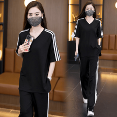 批发大码潮牌休闲<b class='q'>运动服</b>套装2026夏季新款甜辣遮肉外搭外穿<b class='q'>时尚</b>两件套