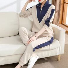 批发运动套装女2026春秋装时尚休闲<b class='q'>大码</b>女士卫衣两件套