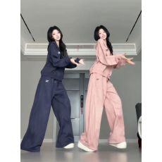 批发多巴胺减龄休闲<b class='q'>运动服</b>套装女秋冬2026少年感<b class='q'>百搭</b>卫衣阔腿裤两件套