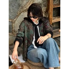 批发2026年秋季新款高级轻熟汉服<b class='q'>时尚</b>感无扣西装外套直筒款百搭小众