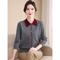 批发春装毛衣针织衫女2026新款<b class='q'>中年女装</b>轻薄毛衫中老年时尚打底上衣