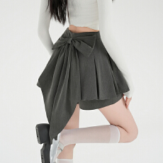 批发实拍灰色百褶裙女小个子半身裙2026<b class='q'>新款</b>西装半裙高腰裤裙黑色短裙
