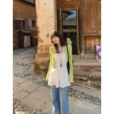 批发2026春夏新款针织<b class='q'>开衫</b>吊带裙两件套