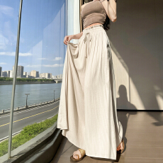 批发实拍2026夏季新款显瘦百搭<b class='q'>韩版</b>阔腿<b class='q'>裤</b><b class='q'>女生</b>洋气休闲长<b class='q'>裤</b><b class='q'>裤</b>裙