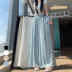 批发实拍2026夏季新款显瘦百搭<b class='q'>韩版</b>棉麻阔腿裤女生休闲长裤