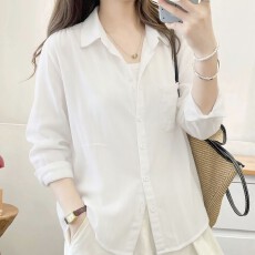 批发纯棉棉纱春夏早秋薄款开衫长袖外套<b class='q'>中年</b>妈妈款遮肉双扣上衣外搭女