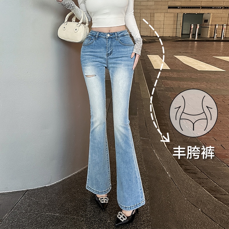 진짜 꽃 3 3 같은 단락 sansan 한 세대 guse 봄 나만의 것을 가져와 라. 펭 넓적 다리 한 단어 찢어진 부분 부츠컷 청바지