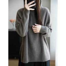 批发秋装长款连帽卫衣针织打底衫女2026新款春秋上衣大码女装秋冬毛衣