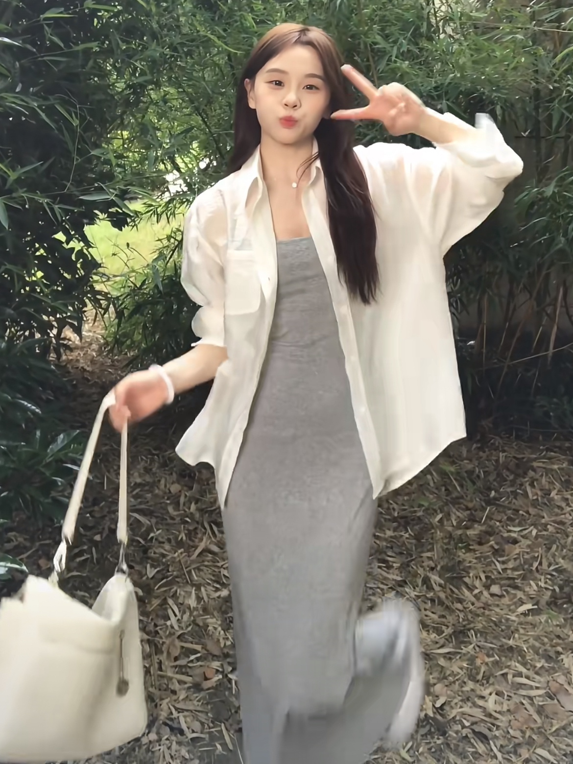여름 켜기 새로운 한 부서 클래식 출퇴근 마이크로 ~을 통해 폴로 칼라 여름 셔츠 다용도 허리 수축 몸매 가꾸기 니트 슬립 드레스