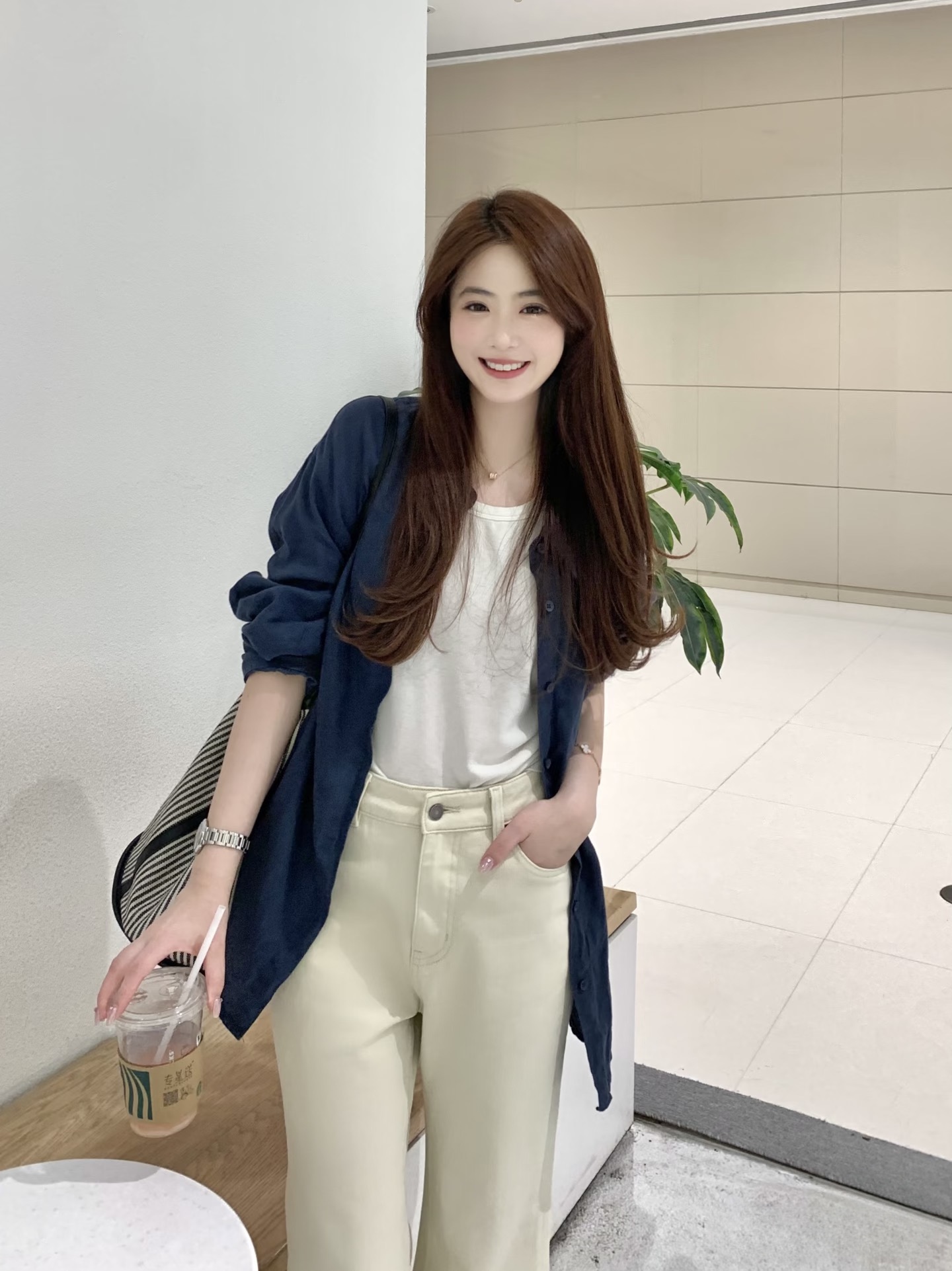 여름 켜기 새로운 해군 자외선 차단 여성 셔츠 봄 여름 한 부서 느긋한 루즈핏 캐주얼 품격 셔츠 재킷