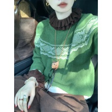 批发慵懒高级感美拉德毛衣套装女秋冬季2025新款巨好看ootd穿搭一整套