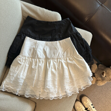 批发实拍 活力芭蕾风短裙2026春<b class='q'>夏</b>俏皮甜辣妹蕾丝高腰显瘦蓬蓬半身裙