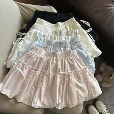 批发实拍 纯欲芭蕾风辣妹蓬蓬<b class='q'>半身</b>裙女2026春夏a字蛋糕裙防走光<b class='q'>短裙</b>裤