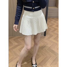 批发实拍 秋冬新款毛呢波点<b class='q'>百褶</b>半身裙学院风<b class='q'>短裙</b>女