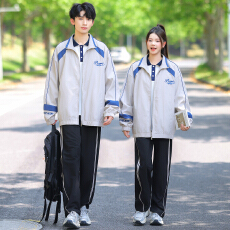 批发实拍情侣装学院风春秋学生风衣外套休闲三件套套装 <b class='q'>班</b><b class='q'>服</b> 校<b class='q'>服</b>