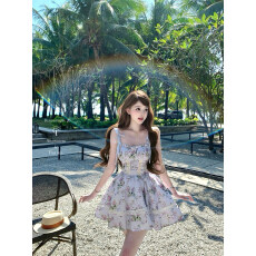 批发PtonUmi 早纪春奈【3.3日晚8点上新】露肩蝴蝶结波点<b class='q'>衬衫</b>