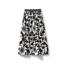 批发半身裙女2026夏季新款时尚洋气a字高腰显瘦桑半裙子