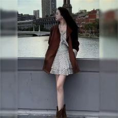 批发法式高级感碎花围巾领长袖<b class='q'>衬衫</b>女2025秋季新款雪纺小衫设计感小众