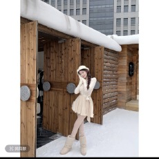 批发【芭蕾奶酥】气质显瘦<b class='q'>高腰</b>时尚短款连衣裙E25Q10278