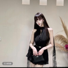 批发新款·（美神降临）纯欲风收腰显瘦气质上衣<b class='q'>短裙</b>套装