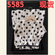批发秋季贵气感千金穿搭轻奢高级感上流社会小香风<b class='q'>波点</b>棉麻亚麻<b class='q'>连衣裙</b>