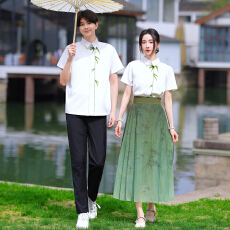 批发实拍情侣装原创古风新中式运动会朗诵舞台班服演出校服