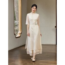 批发钱多多原创<b class='q'>唐装</b>女新中式禅意套装茶服高端女装改良<b class='q'>汉服</b>居士禅服夏