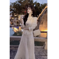 批发2025秋冬新款加绒<b class='q'>蕾丝</b><b class='q'>套装</b>