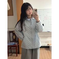 批发美式潮牌满印波点防晒2026春夏<b class='q'>新款</b><b class='q'>情侣</b><b class='q'>款</b>宽松外套