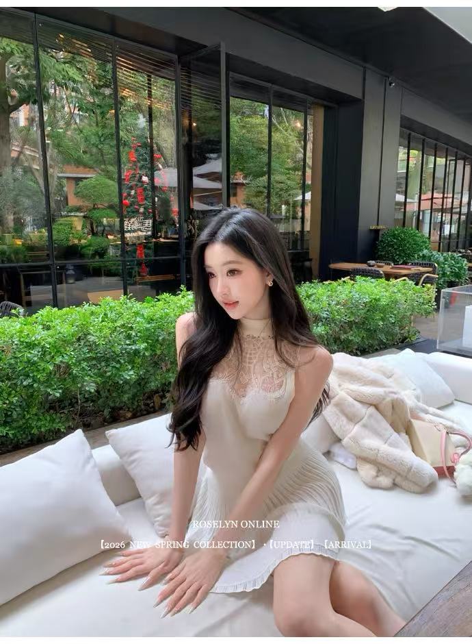 roselyn 프랑스식 옥 지방 꽃무늬 레이스 홀로우 아웃 니트 맨위
