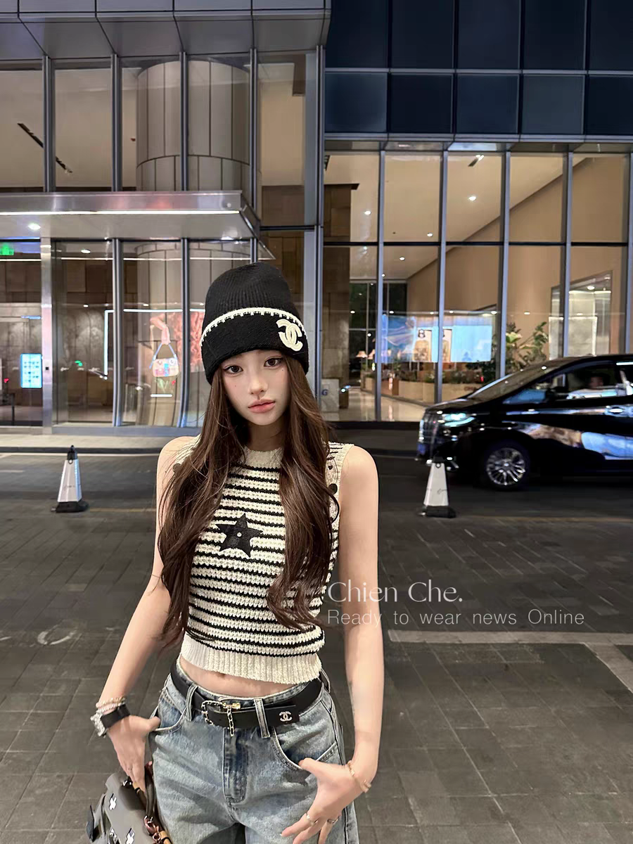 자동차 늦게 En d10r 백만 바늘 자수 스타 내장 훈련 수공 솔기 디스크 카운터 바닥 스트라이프 니트 조끼