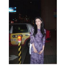 批发2026港风复古网纱印花长款<b class='q'>连衣裙</b>修身纯欲立体<b class='q'>提花</b>复古收腰鱼尾裙