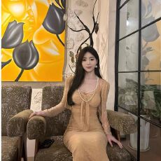 批发纯欲绑带吊带连衣裙子女2026设计感收腰抹胸鱼尾长裙<b class='q'>开衫</b>两件套装