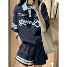 批发2026新款运动<b class='q'>套装</b>女夏季学生韩版宽松显瘦时尚短袖短裤休闲两件套