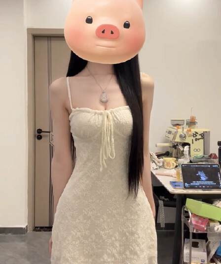 핫걸 레트로 섹시함 화이트 광장 칼라 레이스업 슬립 드레스 여름 순수한 욕망 디스플레이 몸 허리 수축 타이트 스커트 미니 스커트