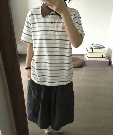 원본 원단 반팔 티셔츠 여성