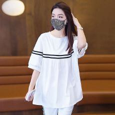 批发时尚套装女夏新款韩版宽松<b class='q'>大码</b>显瘦遮肚洋气<b class='q'>运动服</b>两件套#